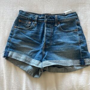 High waisted Levi’s Jean shirts